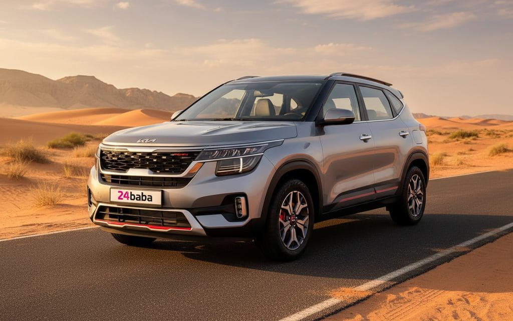 Rent Kia Seltos 2023 Silver in Dubai