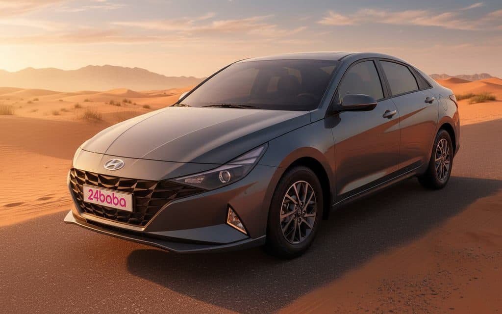 Hyundai Elantra 2022 Grey - rental in Dubai