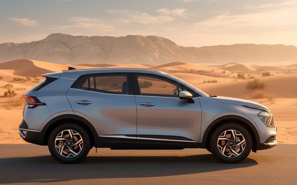 Kia Sportage 2024 Silver side profile