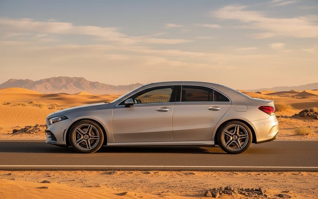 Mercedes A200 2020 Silver side profile