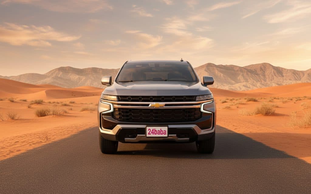 Hire Chevrolet Tahoe 2021 Grey in Dubai