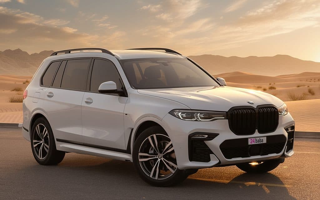 Rent Bmw X7 2022 White in Dubai