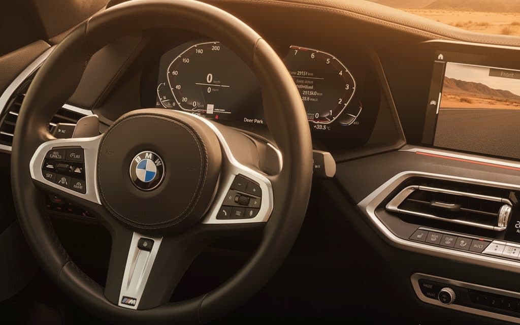 Bmw X7 2022 dashboard and infotainment