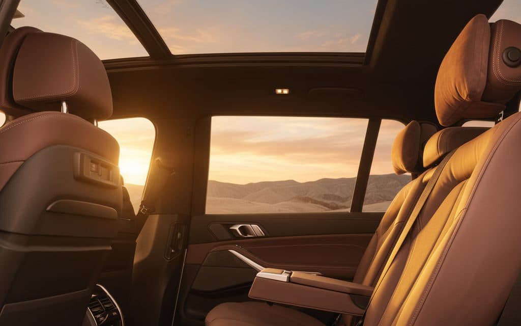 Bmw X7 2022 leather seats and cabin