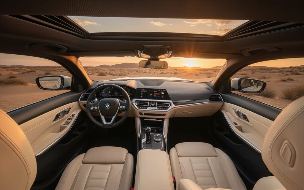 Bmw 330 2020 dashboard and infotainment