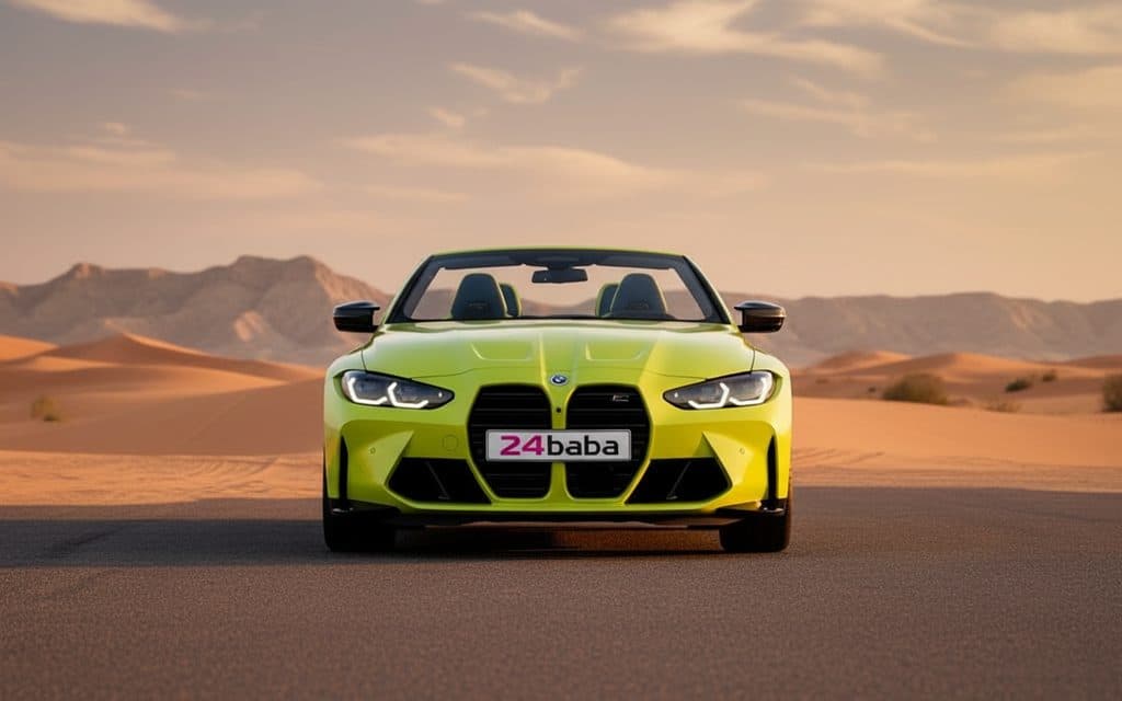Rent Bmw M4 2023 Yellow in Dubai