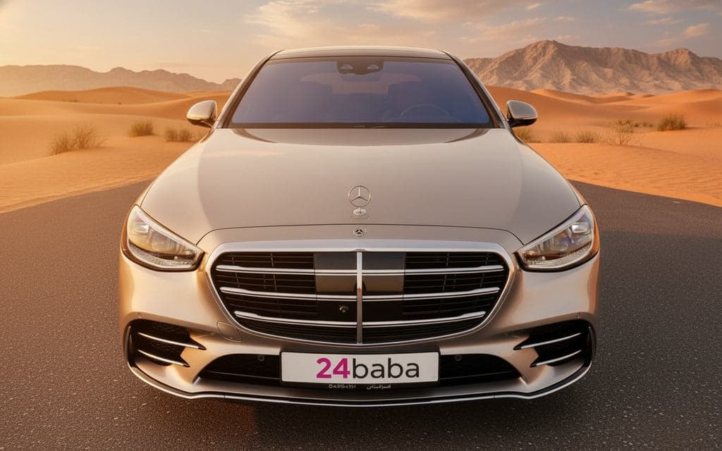 Hire Mercedes S500 2022 Silver in Dubai