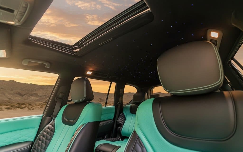 Nissan Patrol 2020 leather seats and cabin