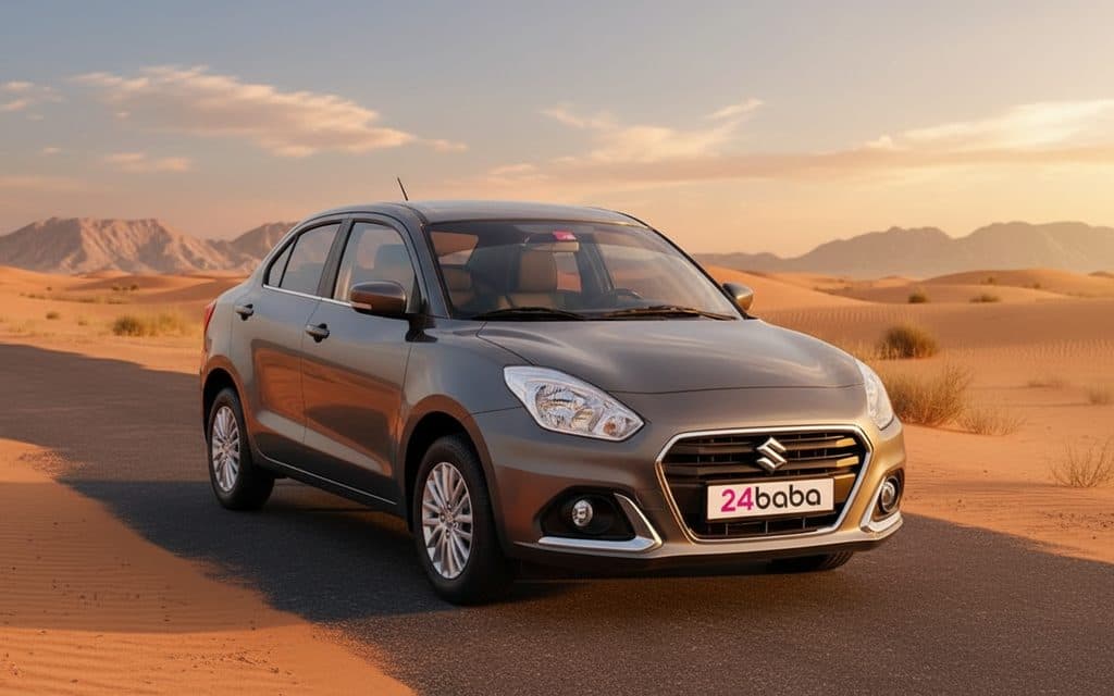Rent Suzuki Dzire 2024 Grey in Dubai