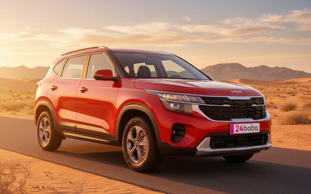 Kia Seltos 2022 Red - rental in Dubai