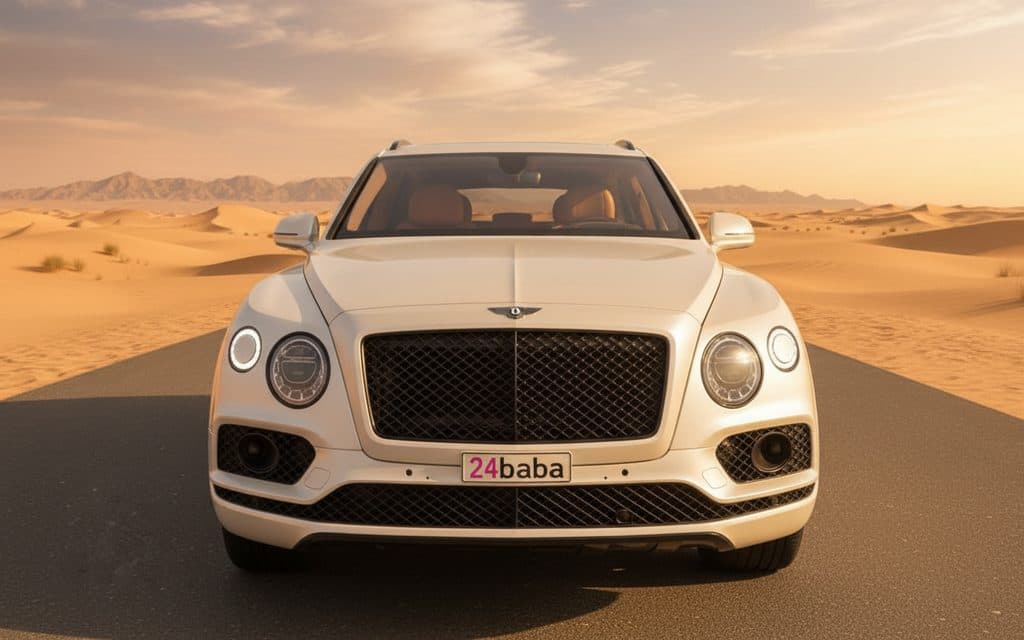 Rent Bentley Bentayga 2025 White in Dubai
