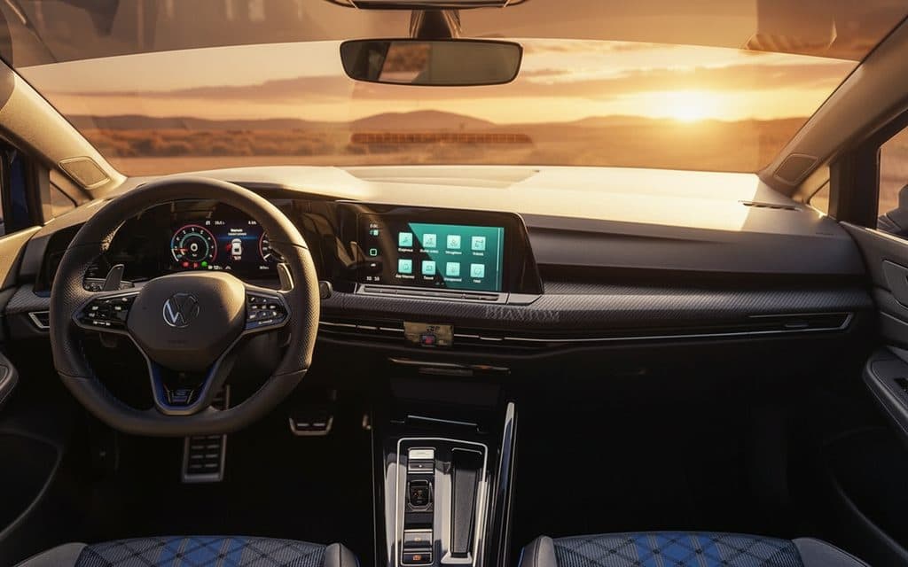 Volkswagen Golf 2024 dashboard and infotainment