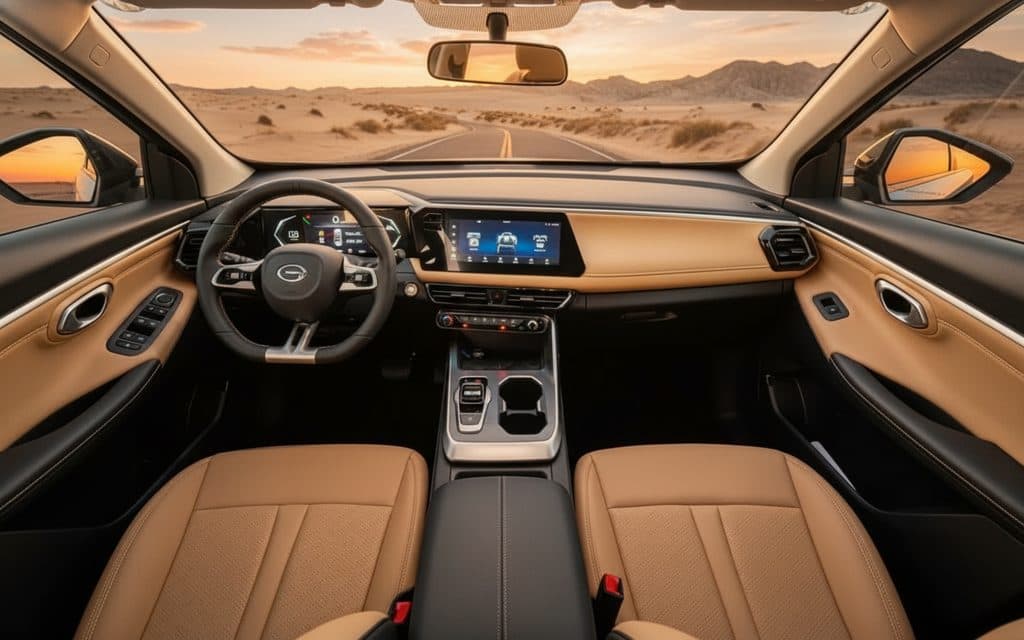 Gac Gs3 2025 dashboard and infotainment