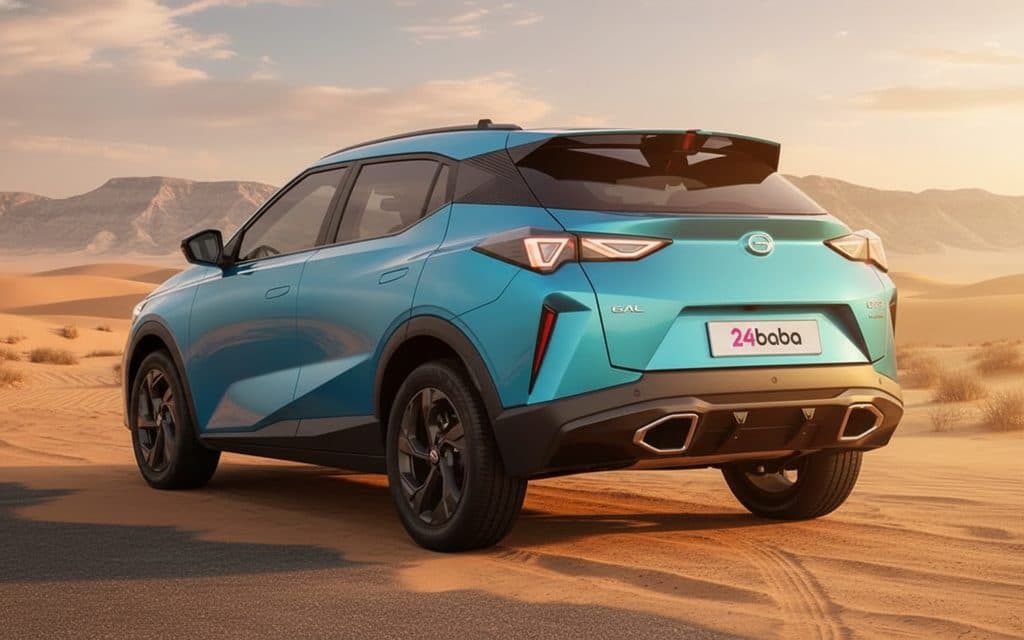 Gac Gs3 2025 Blue rear view showing taillights