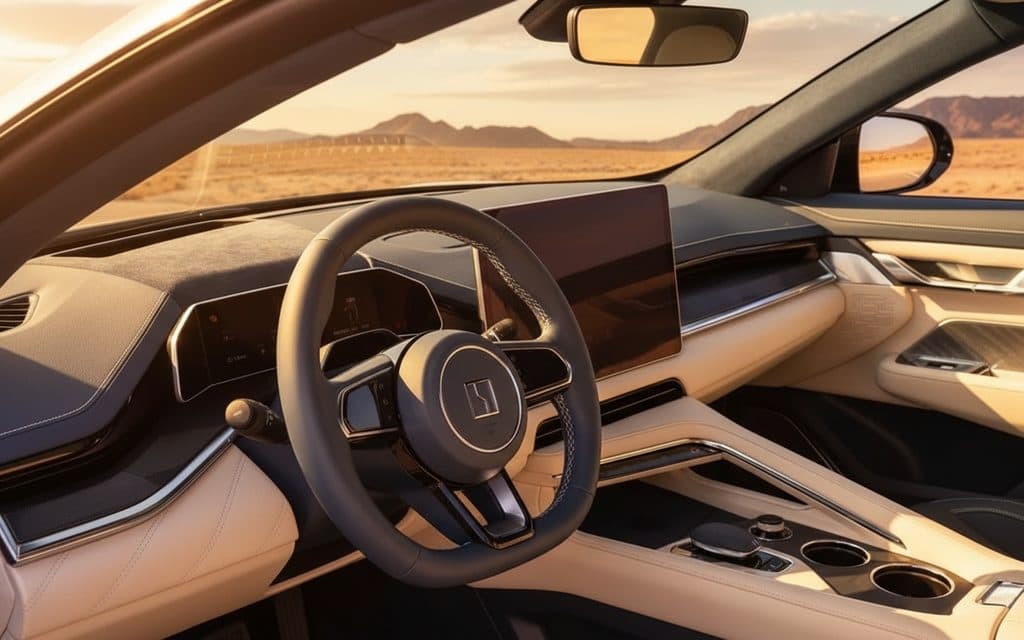 Zeekr 001 2023 interior view showing trim