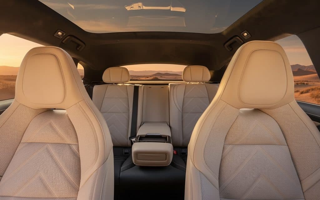 Zeekr 001 2023 leather seats and cabin