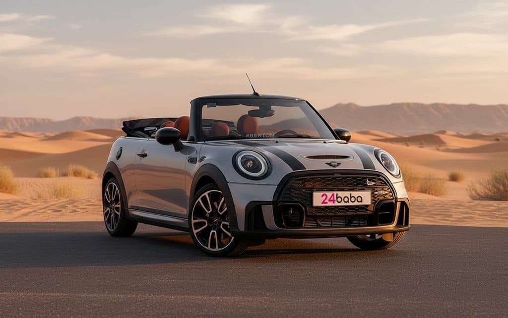 Hire Mini Cooper 2023 Silver in Dubai