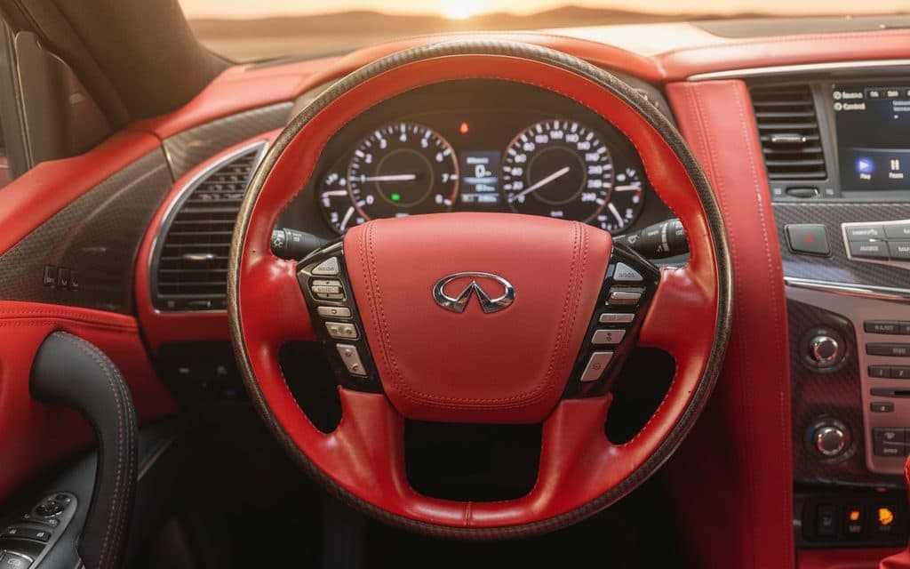 Nissan Patrol 2025 interior view showing trim