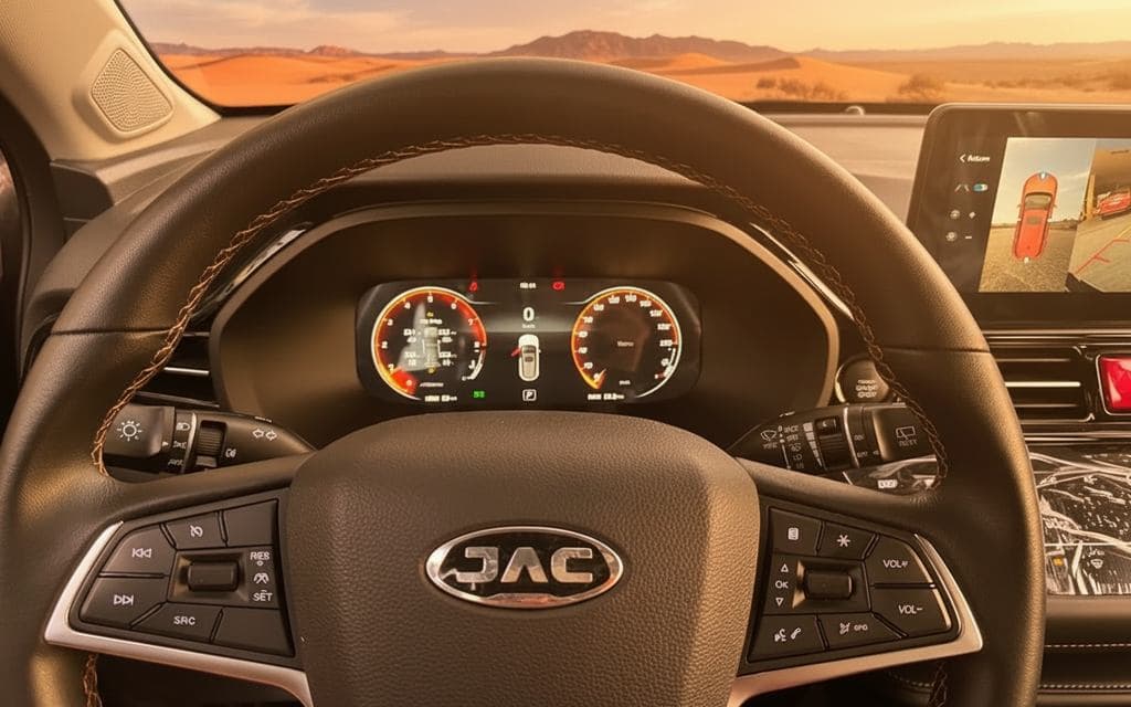 Jac Js4 2024 interior view showing trim