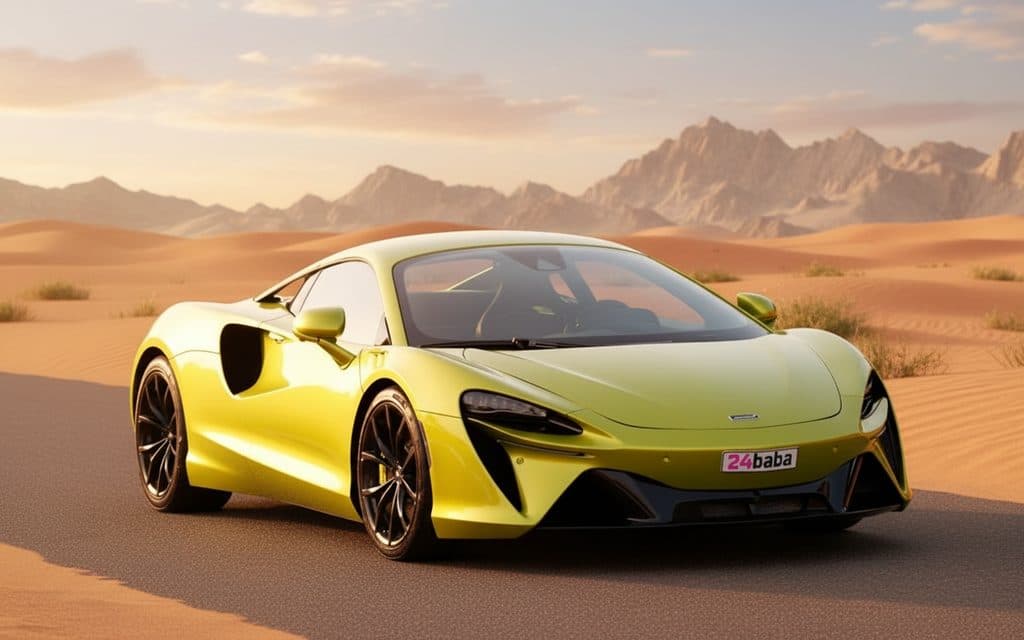 Rent Mclaren Artura 2025 Yellow in Dubai