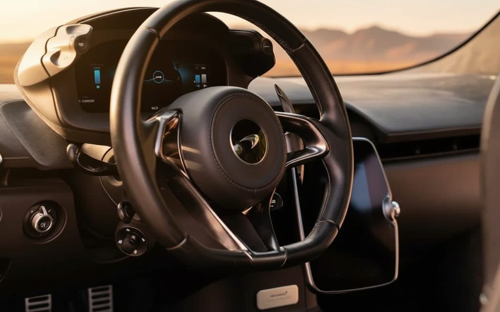 Mclaren Artura 2025 dashboard and infotainment