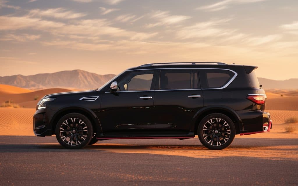 Nissan Armada 2020 Black side profile