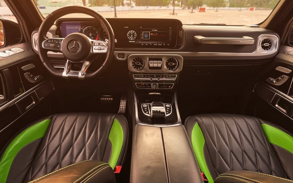 Mercedes G63 2024 dashboard and infotainment