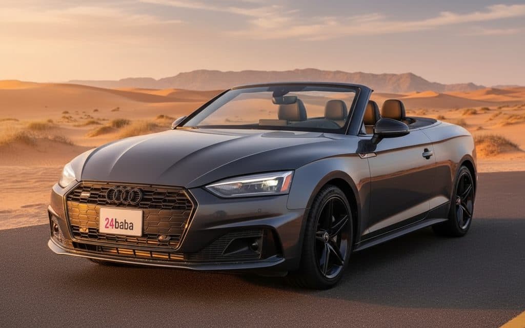 Hire Audi A5 2020 Grey in Dubai