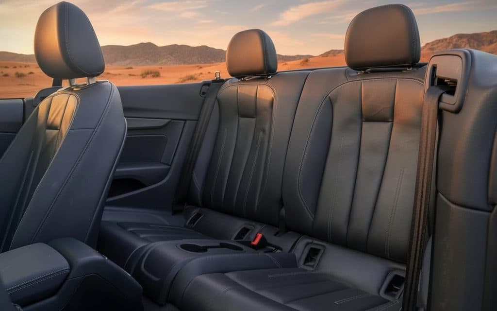 Audi A5 2020 leather seats and cabin