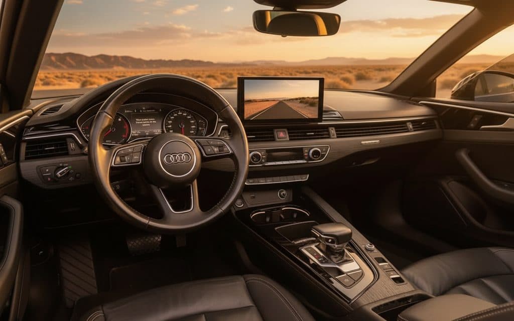 Audi A5 2020 dashboard and infotainment