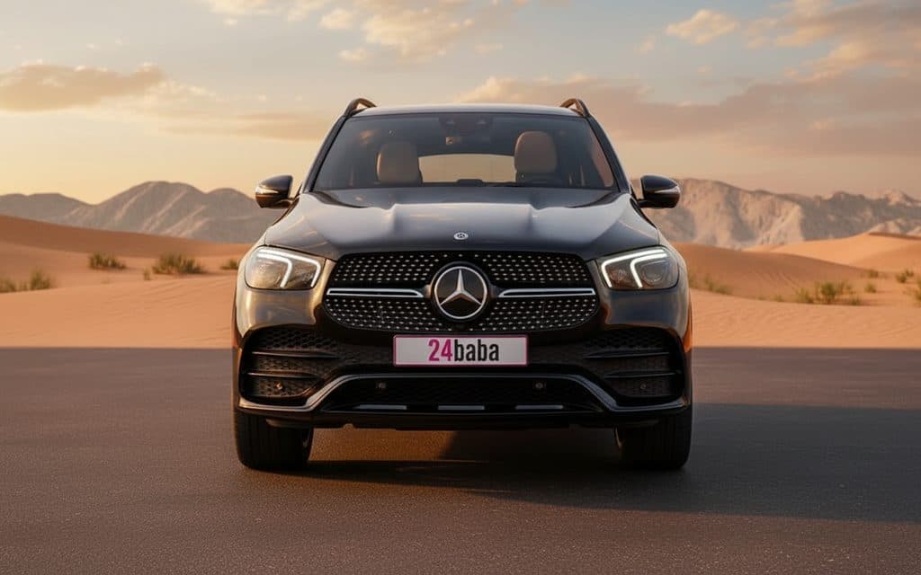 Mercedes Gle450 2022 Black rental in Dubai