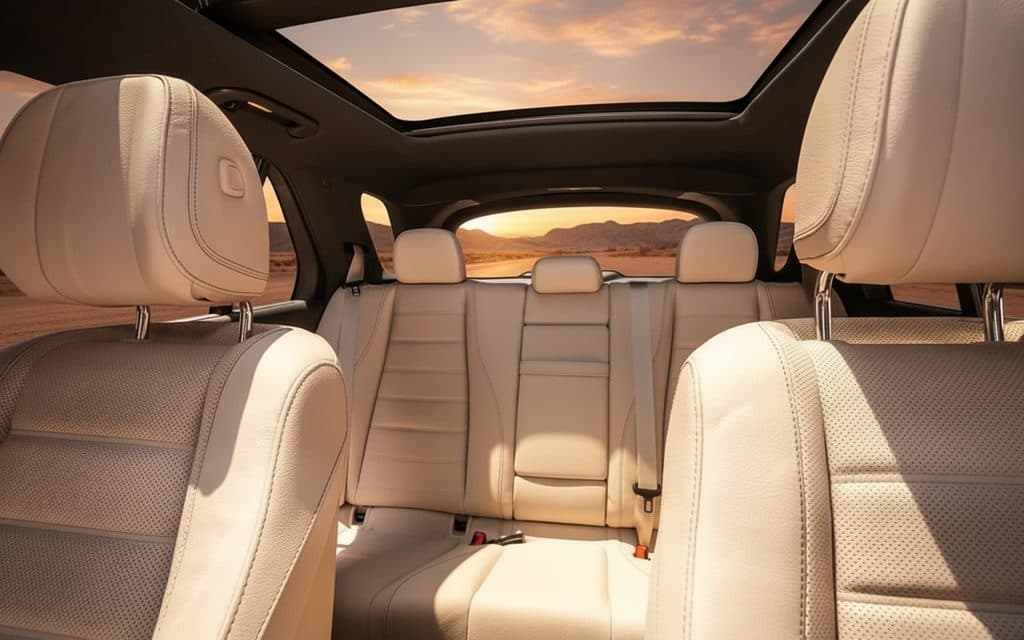 Mercedes Gle450 2022 leather seats and cabin