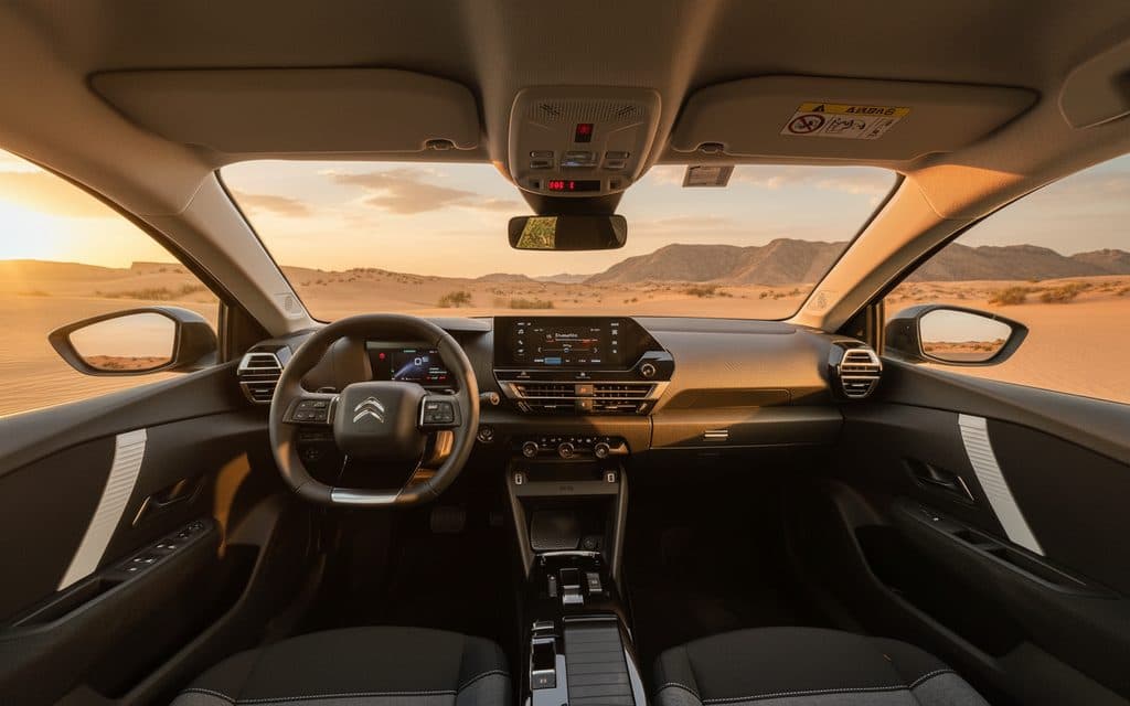 Citroen C4 2023 dashboard and infotainment