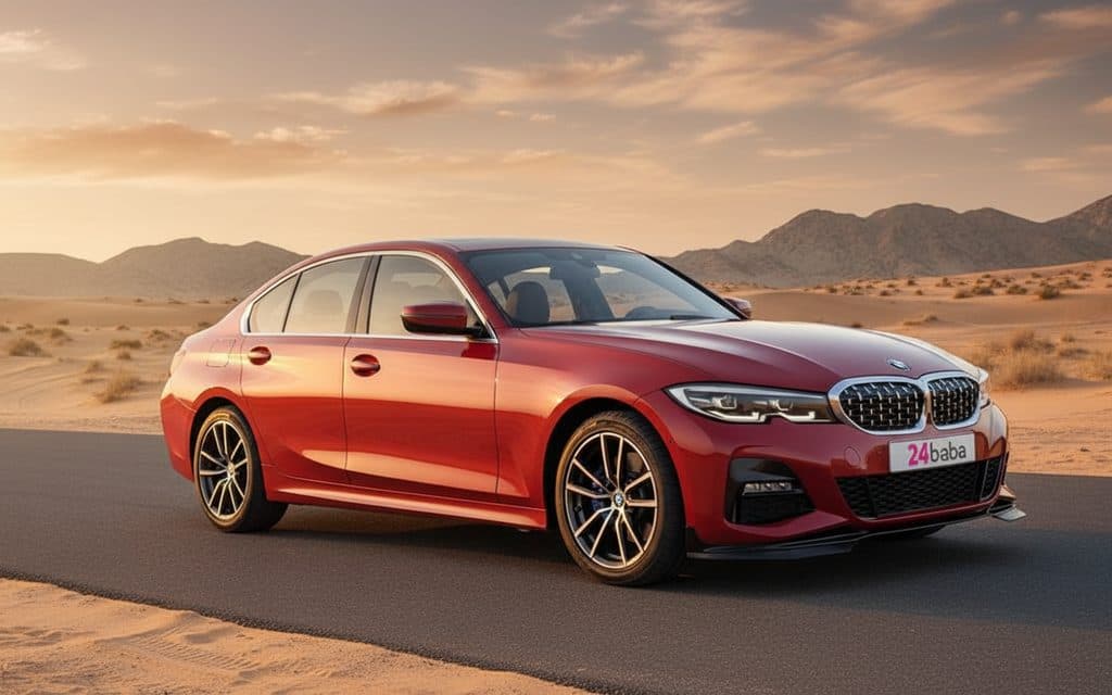 Bmw 330 2020 Red side profile