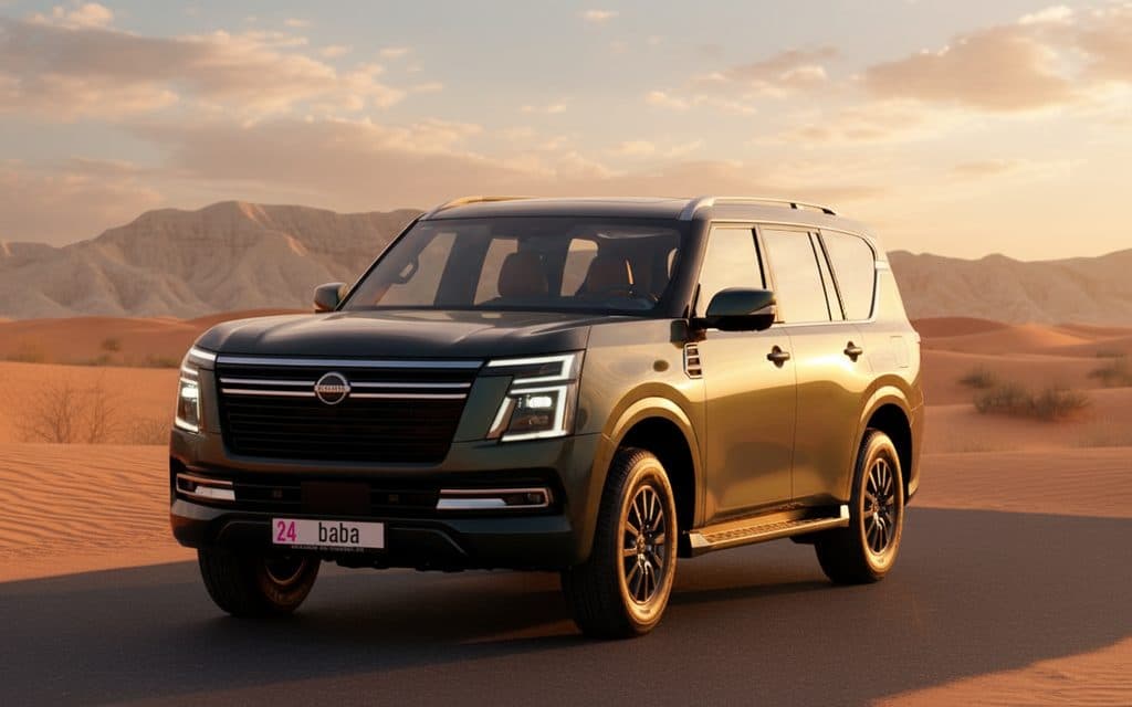 Rent Nissan Patrol 2025 Green in Dubai