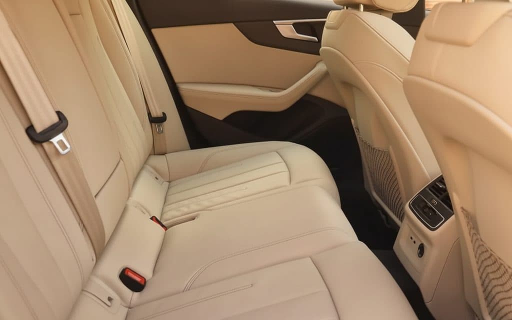 Audi A4 2023 leather seats and cabin