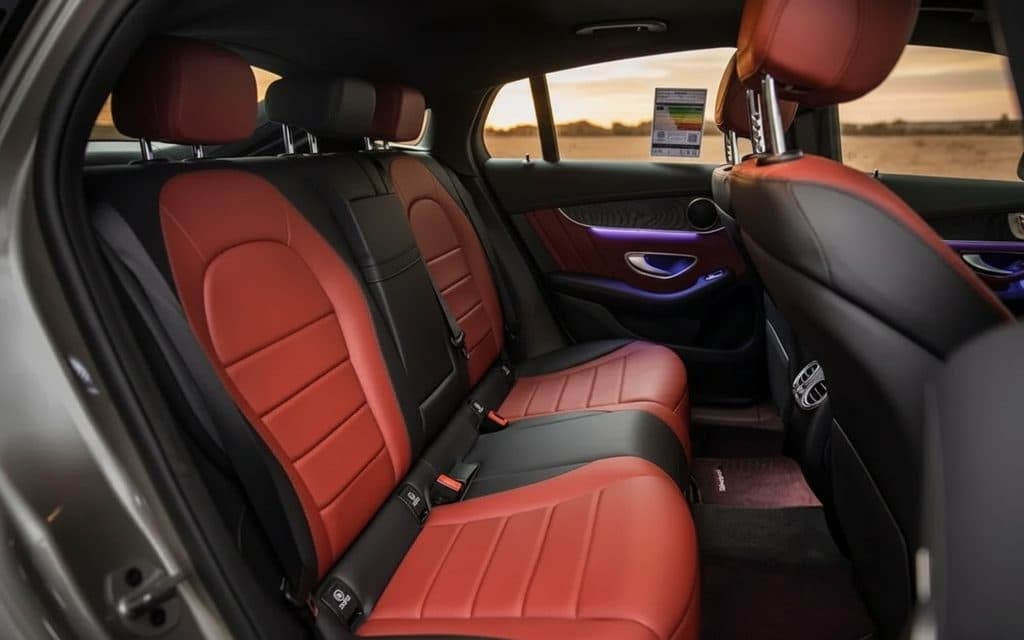Mercedes Glc200 2022 leather seats and cabin