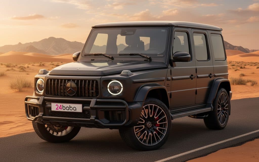 Mercedes G63 2025 Black rental in Dubai