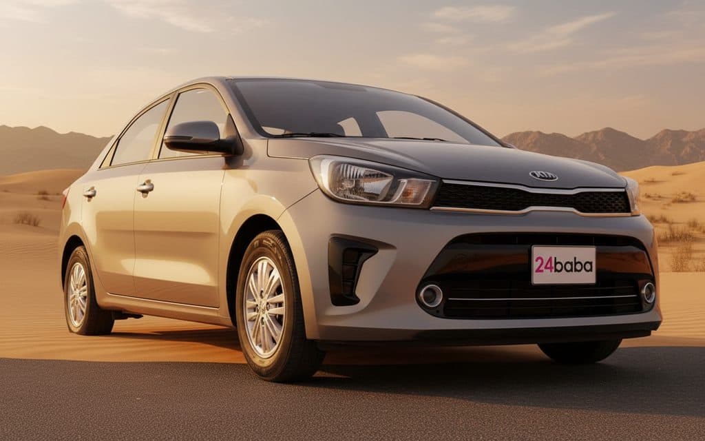 Kia Pegas 2021 Grey - rental in Dubai