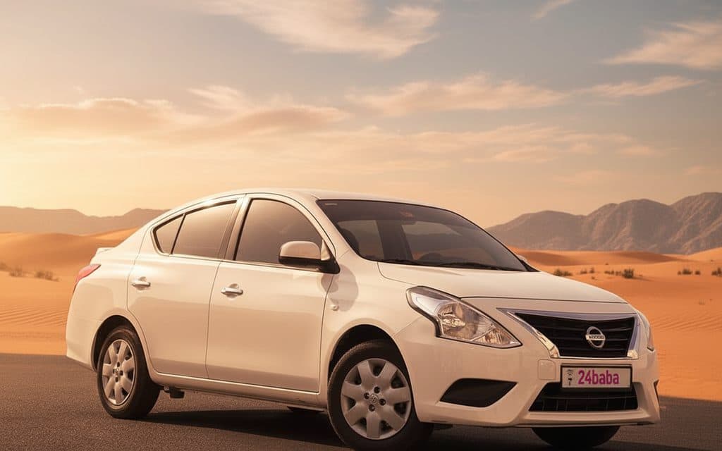 Nissan Sunny 2020 White - rental in Dubai