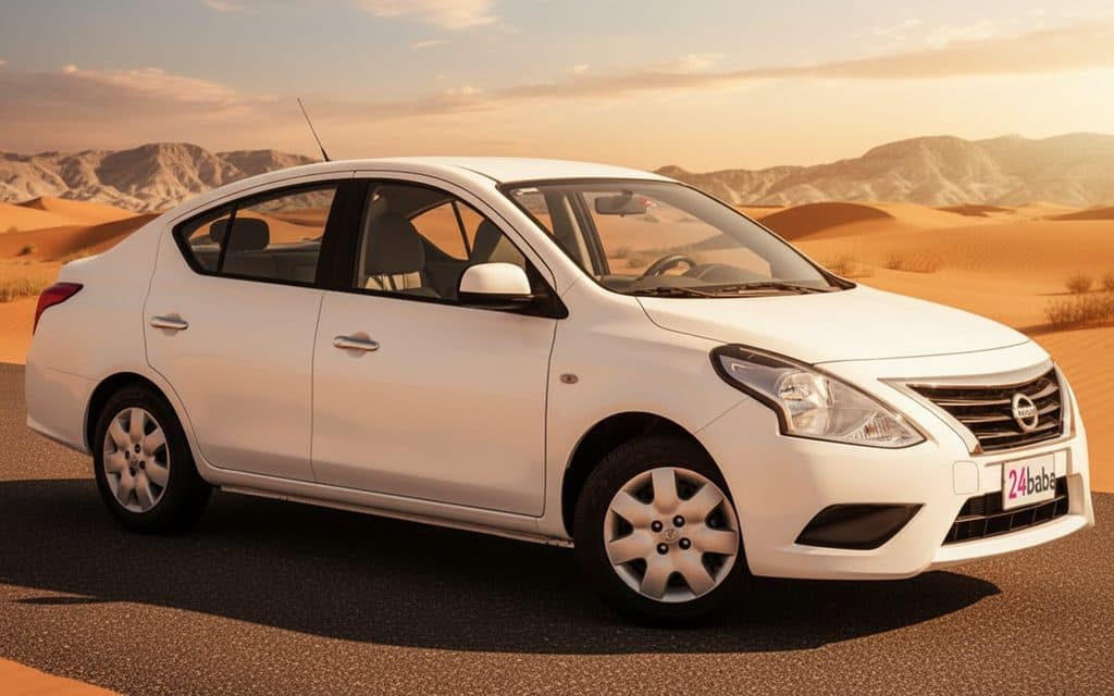 Nissan Sunny 2022 White - rental in Dubai