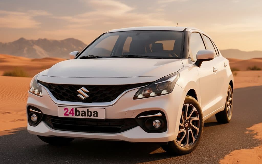 Rent Suzuki Baleno 2023 White in Dubai