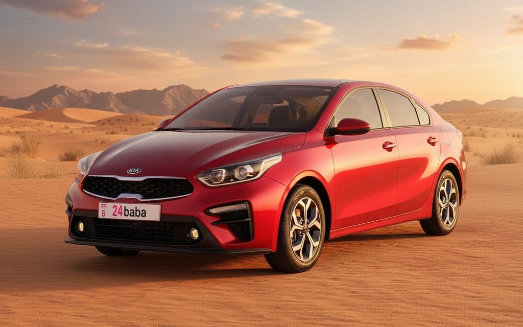 Hire Kia Forte 2020 Red in Dubai