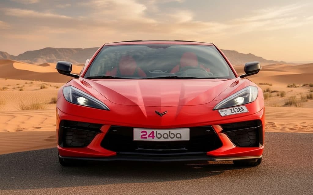 Chevrolet Corvette 2022 Red - rental in Dubai