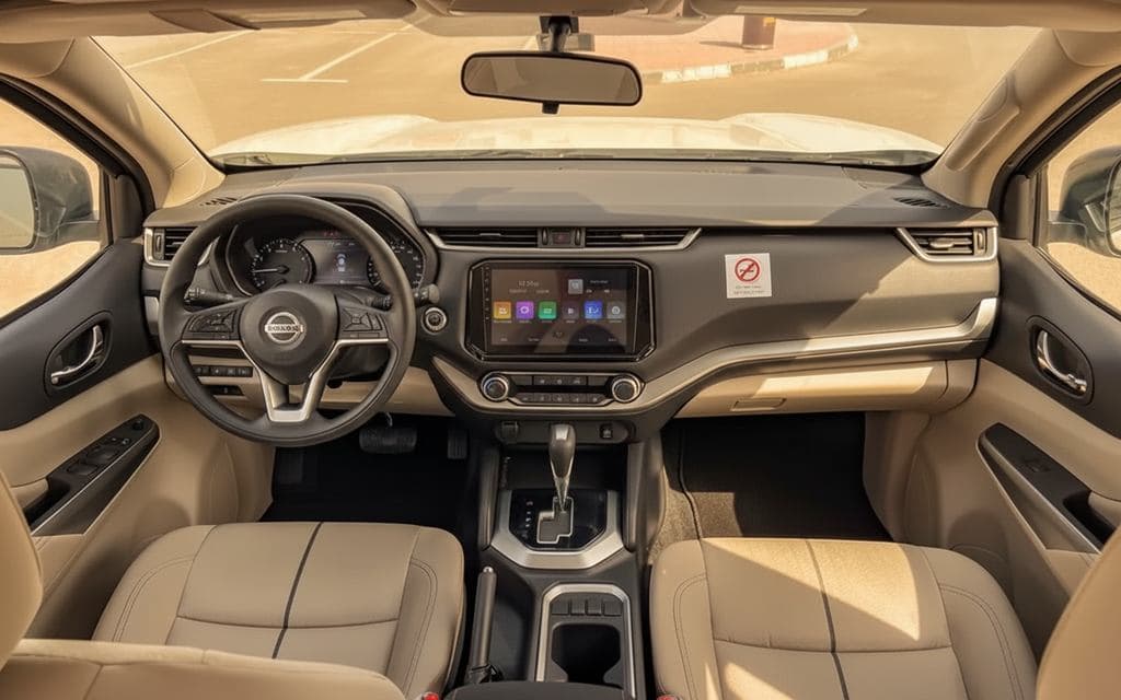 Nissan X Terra 2024 interior view showing trim