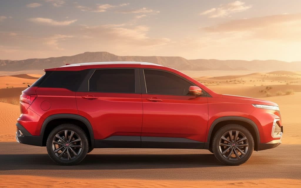 Chevrolet Captiva 2023 Red side profile