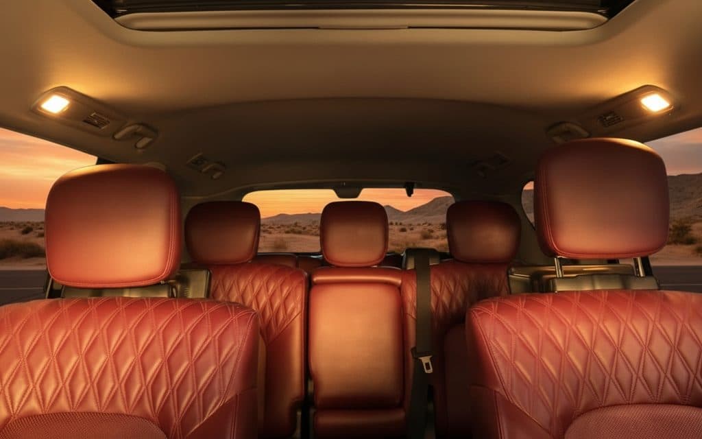Nissan Patrol 2024 leather seats and cabin