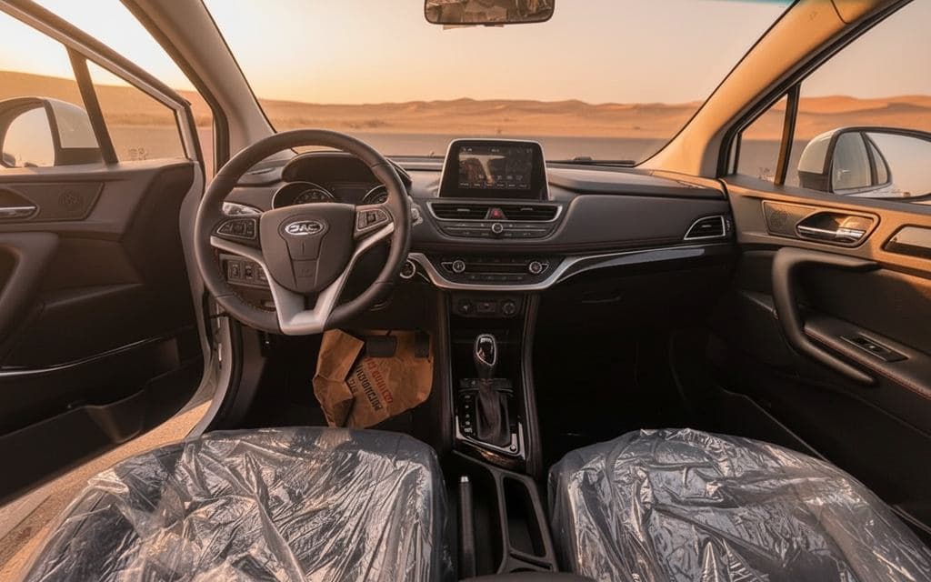 Jac S3 2023 interior view showing trim