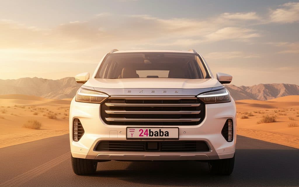 Exeed Vx 2025 White cover image – rental in Dubai