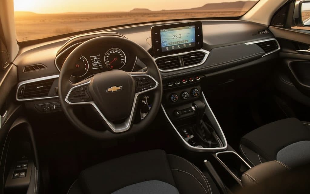 Chevrolet Captiva 2023 interior view showing trim